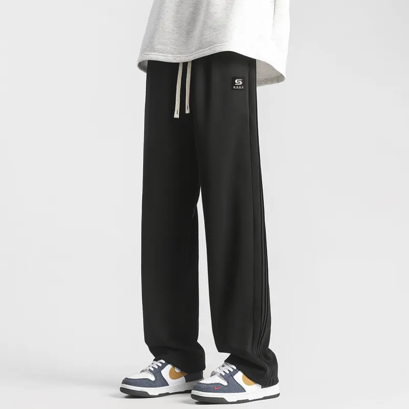 USUX Casual Pants Unisex Light Gray-10