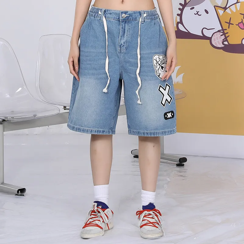 XXGOGO Shorts Unisex Denim Blue-2