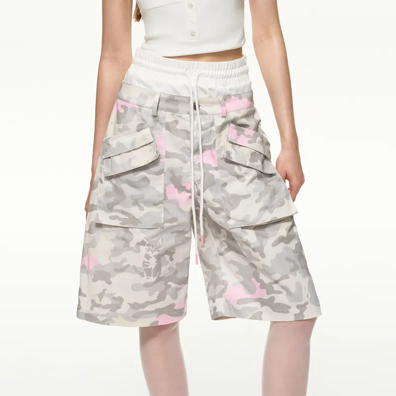 NS76 Cargo Shorts Women's Camouflage-2