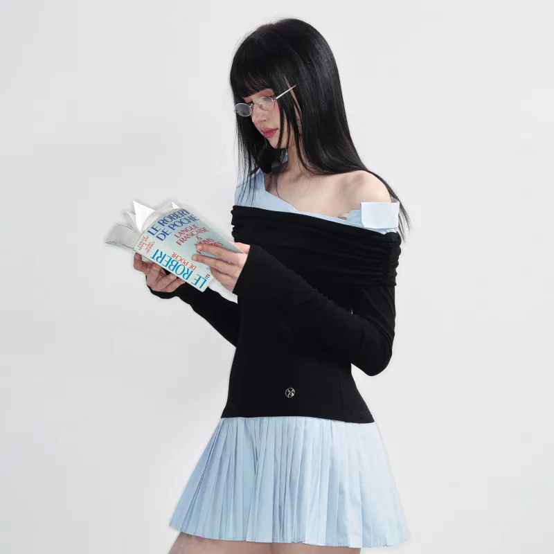 NS76 Long Sleeved Dresses Women's-3