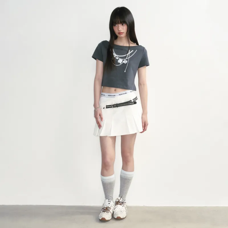 NS76 Casual Short Skirts Women's-5
