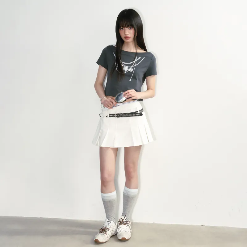 NS76 T Shirts Women's Dark Gray-5