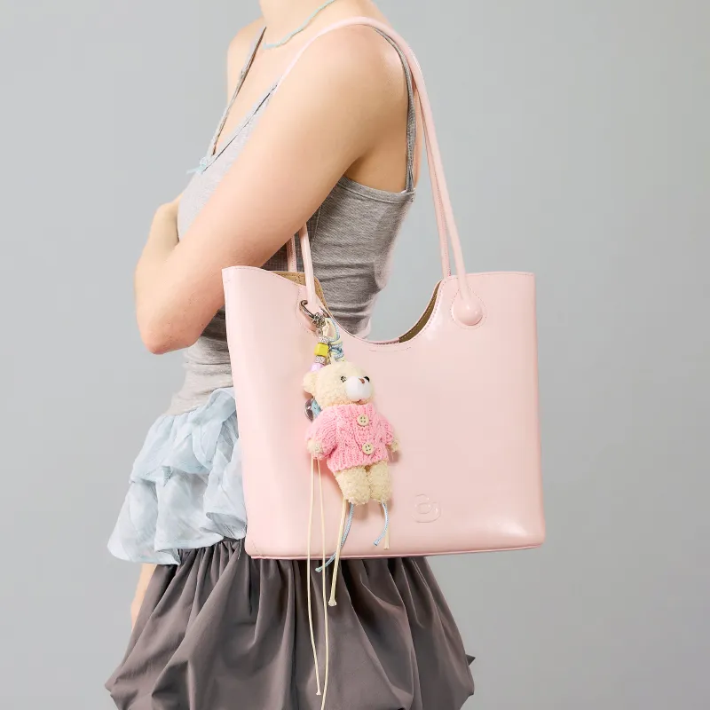 JACD PU Shoulder Bag Women's White/Pink-9