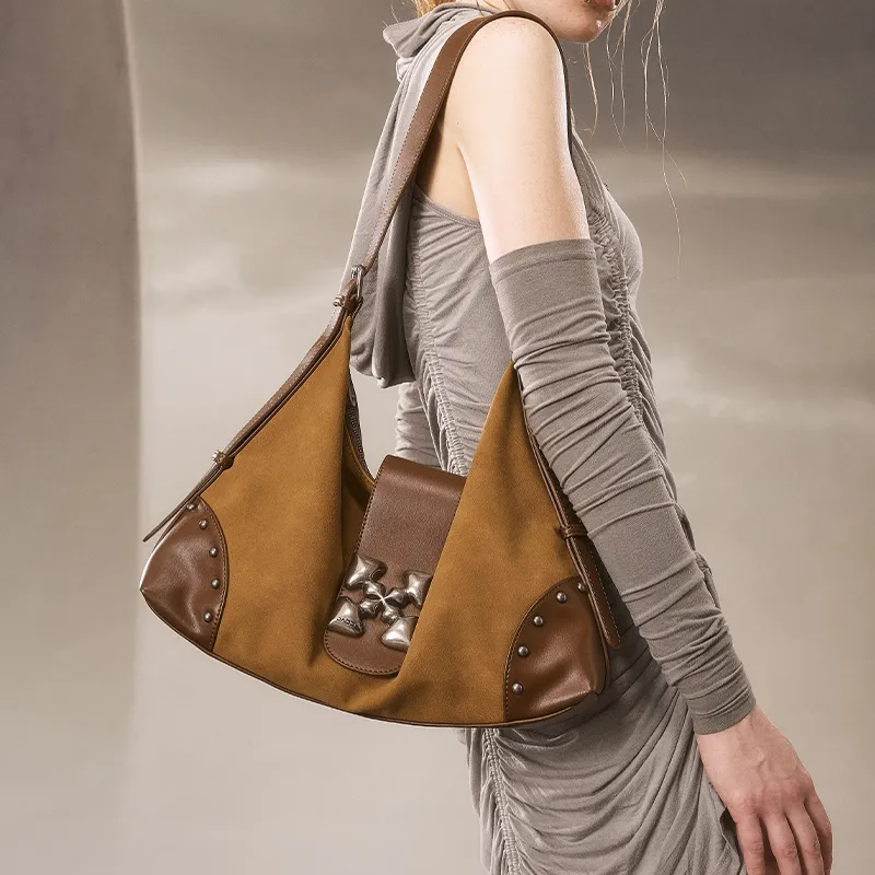 JACD Polyester Shoulder Bag Regular Women's Sun Dried Brown-3