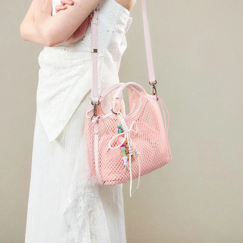 JACD PU Handbag Women's Blue/Pink-8