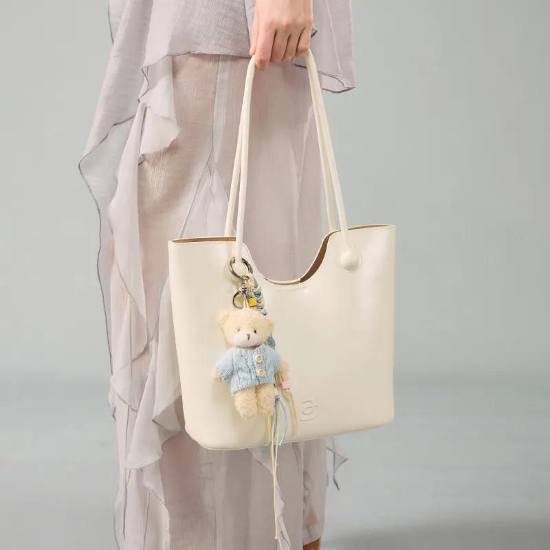 JACD PU Shoulder Bag Women's White/Pink-3
