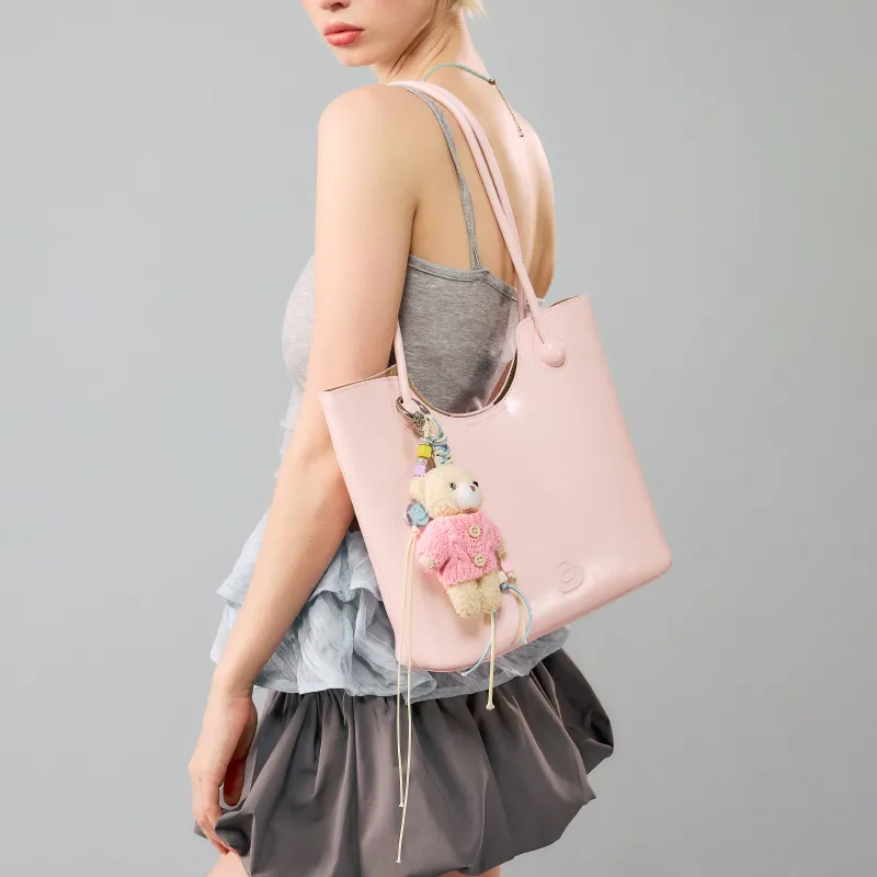 JACD PU Shoulder Bag Women's White/Pink-7