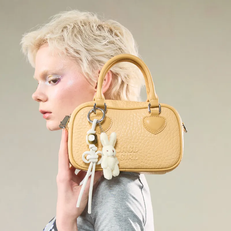 JACD PU Handbag Regular Women's Blue/Yellow/Raspberry Pink-11