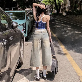 Jenna Chun Denim Shorts Women's Nostalgic Blue