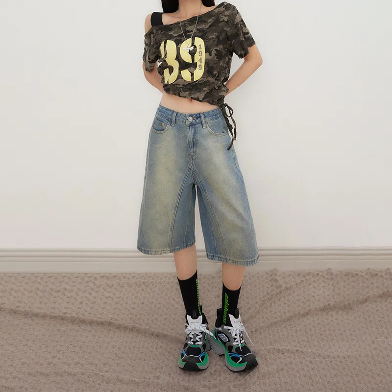 Jenna Chun Denim Shorts Women's-7