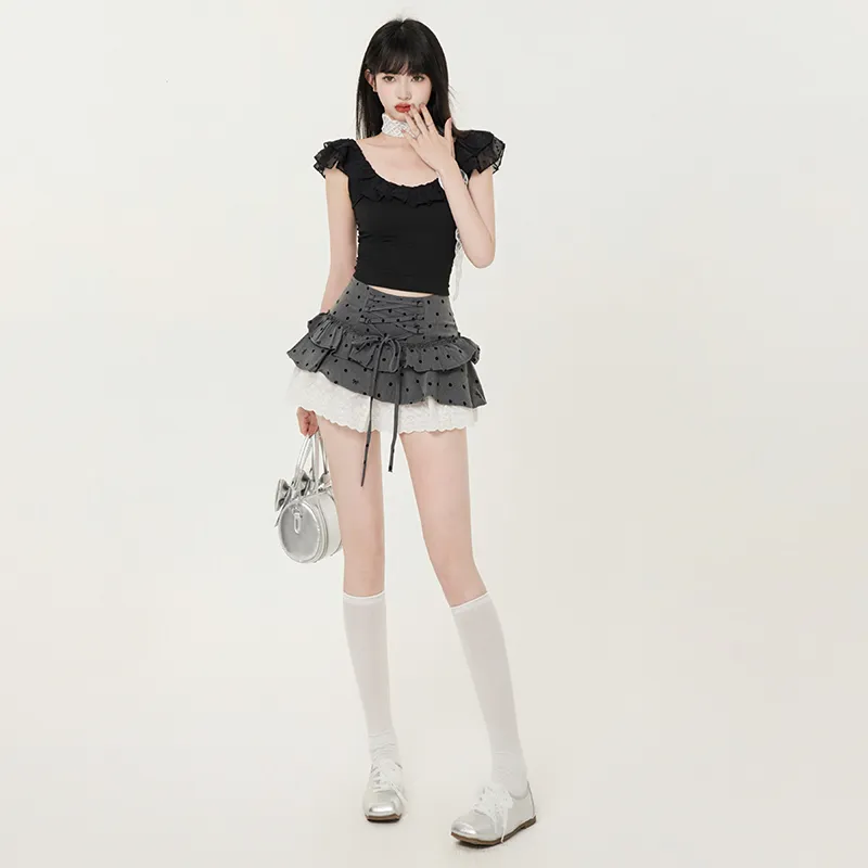 Jenna Chun Casual Short Skirts Women's-4