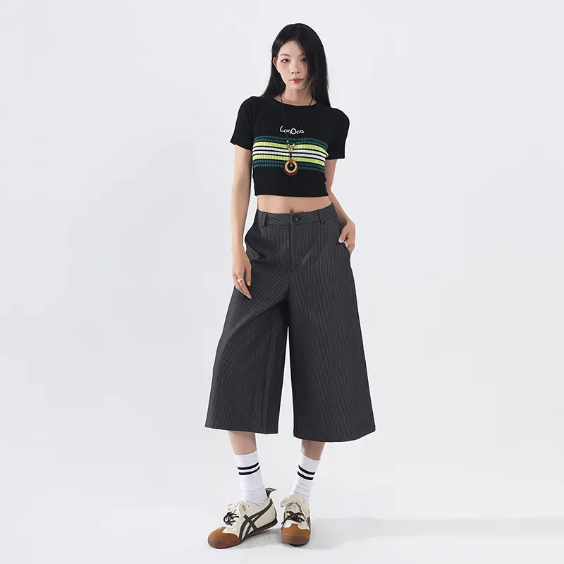 Jenna Chun Casual Shorts Women's Black-4