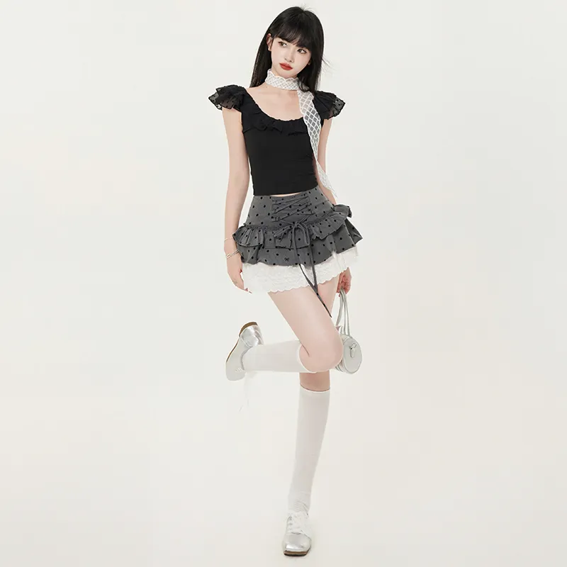 Jenna Chun Casual Short Skirts Women's-1