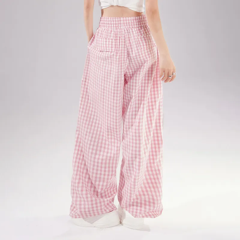 Jenna Chun Casual Pants Women's Pink-3
