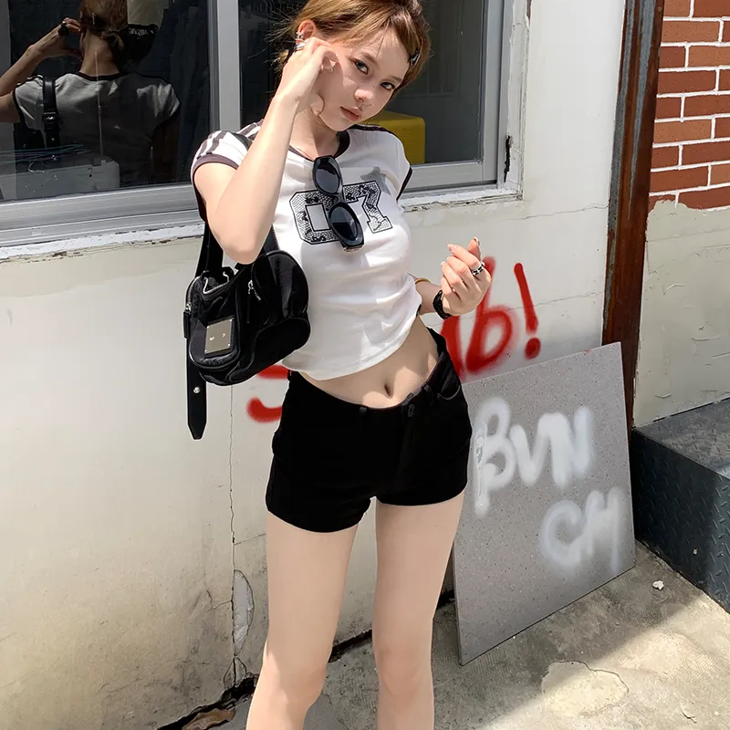 Jenna Chun Denim Shorts Women's-7