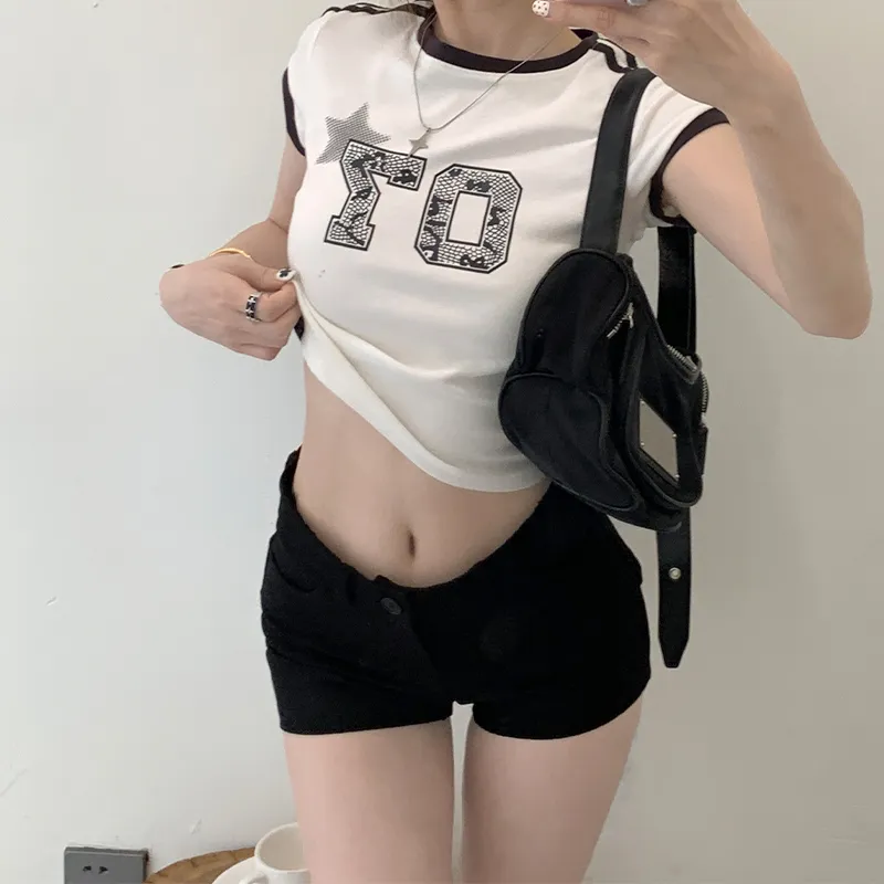 Jenna Chun Denim Shorts Women's-4
