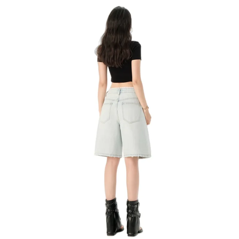 Jenna Chun Denim Shorts Women's-1