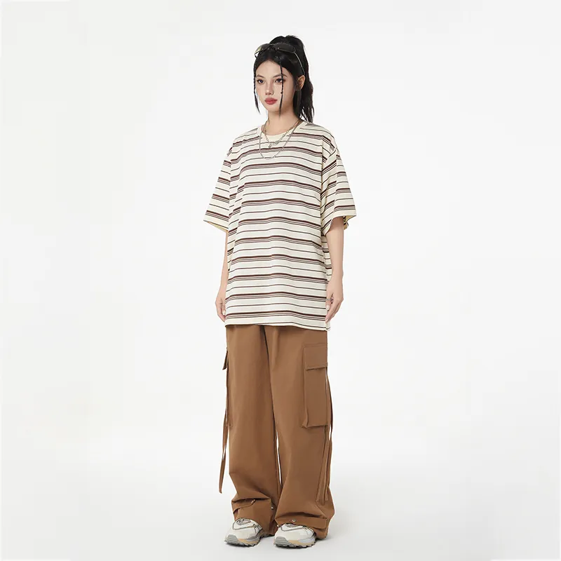 Jenna Chun Drop Shoulder Sleeve T Shirt Unisex-0