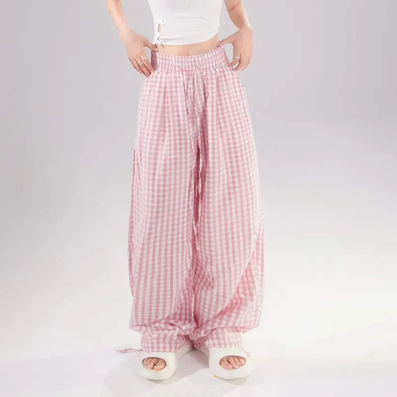 Jenna Chun Casual Pants Women's Pink-4