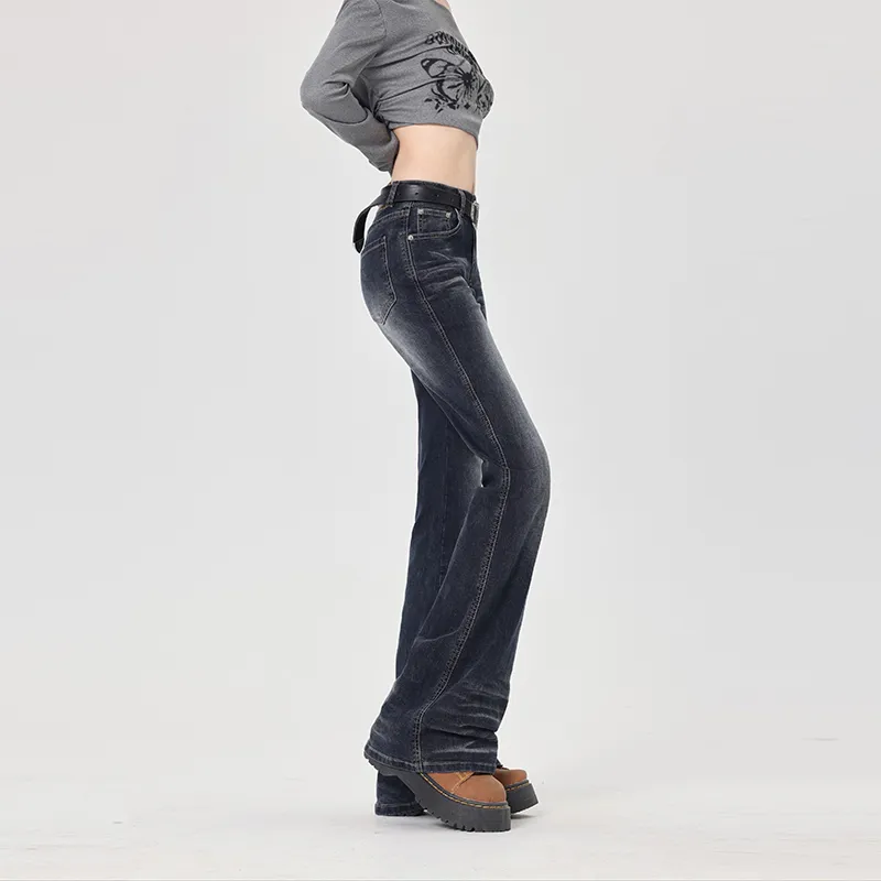 Jenna Chun Jeans Women's Water Pressure Blue Gray-7