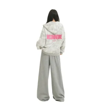 Jenna Chun Sweatshirt Set Women's Gray White