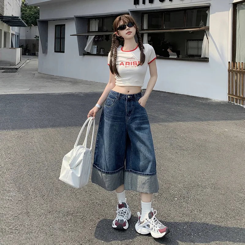 Jenna Chun Denim Shorts Women's-7