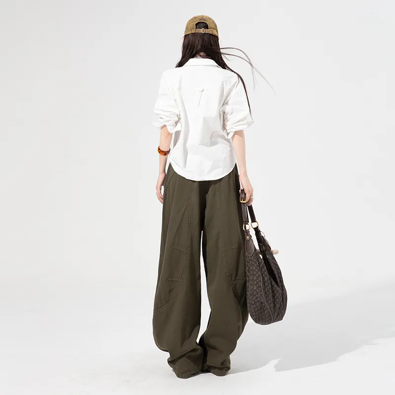 Jenna Chun Jeans Women's Olive Green-7