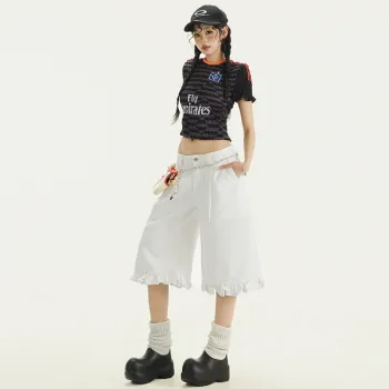 Jenna Chun Denim Shorts Women's