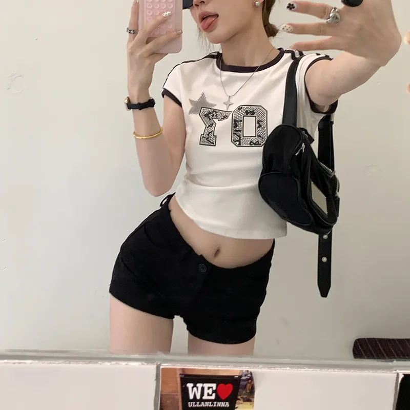 Jenna Chun Denim Shorts Women's-3
