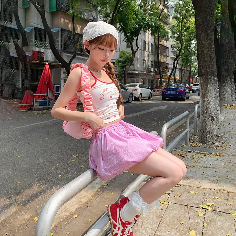 Jenna Chun Casual Short Skirts Women's-3