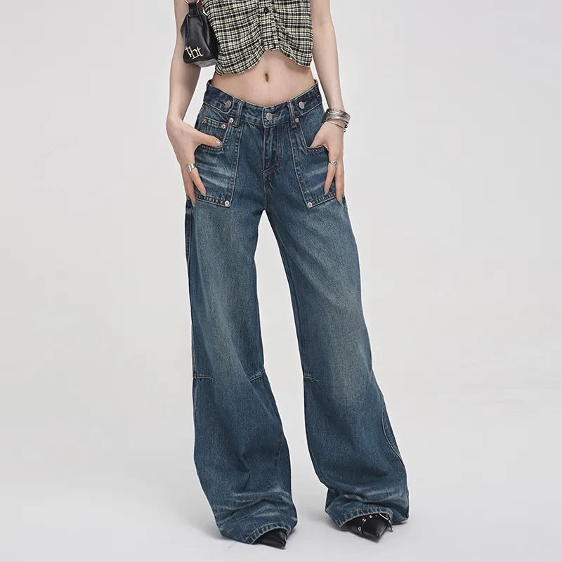 Jenna Chun Jeans Women's Ripple Blue-5
