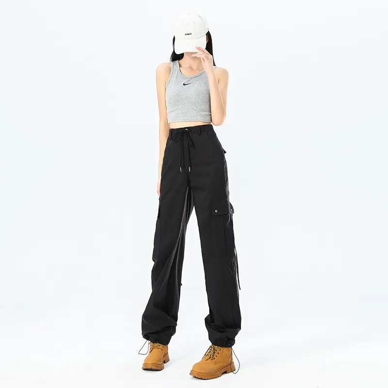 Jenna Chun Casual Pants Women's Black-3