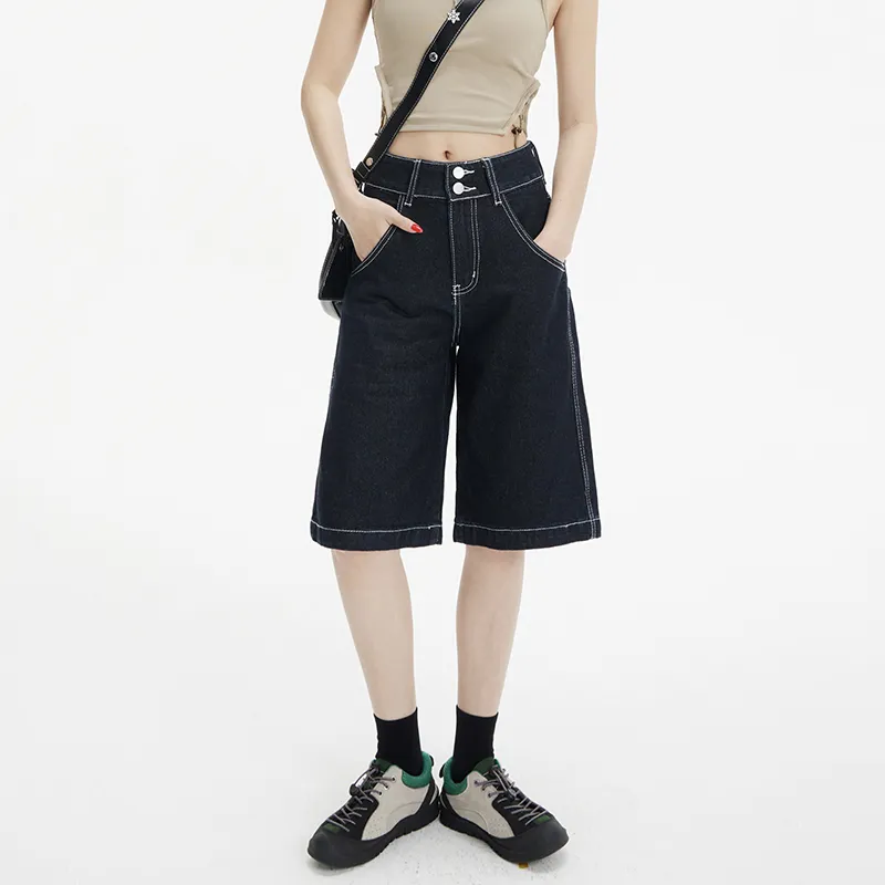 Jenna Chun Denim Shorts Women's-2