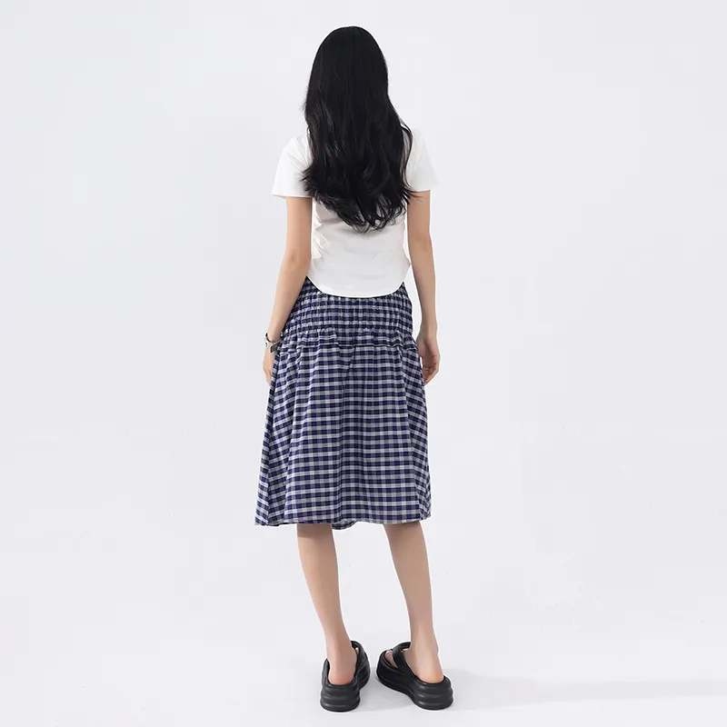 Jenna Chun Denim Short Skirts Women's-2