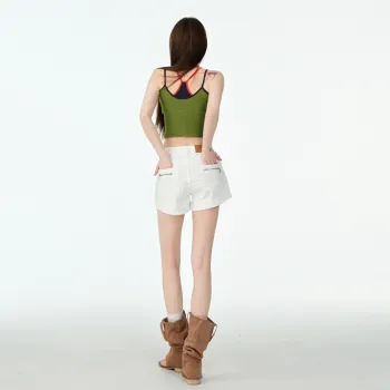 Jenna Chun Denim Shorts Women's