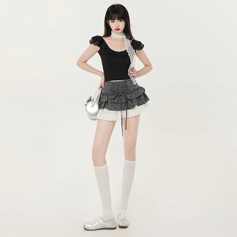 Jenna Chun Casual Short Skirts Women's-6