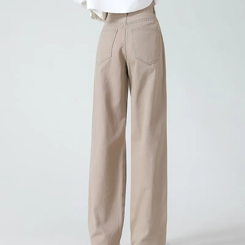 Jenna Chun Jeans Women's Khaki-4