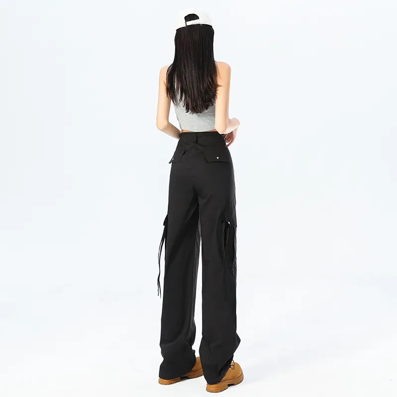 Jenna Chun Casual Pants Women's Black-4