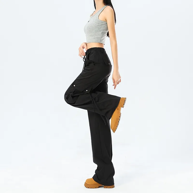 Jenna Chun Casual Pants Women's Black-2