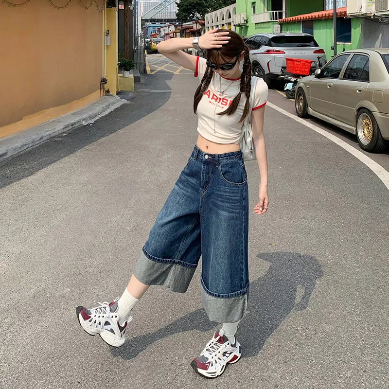 Jenna Chun Denim Shorts Women's-3
