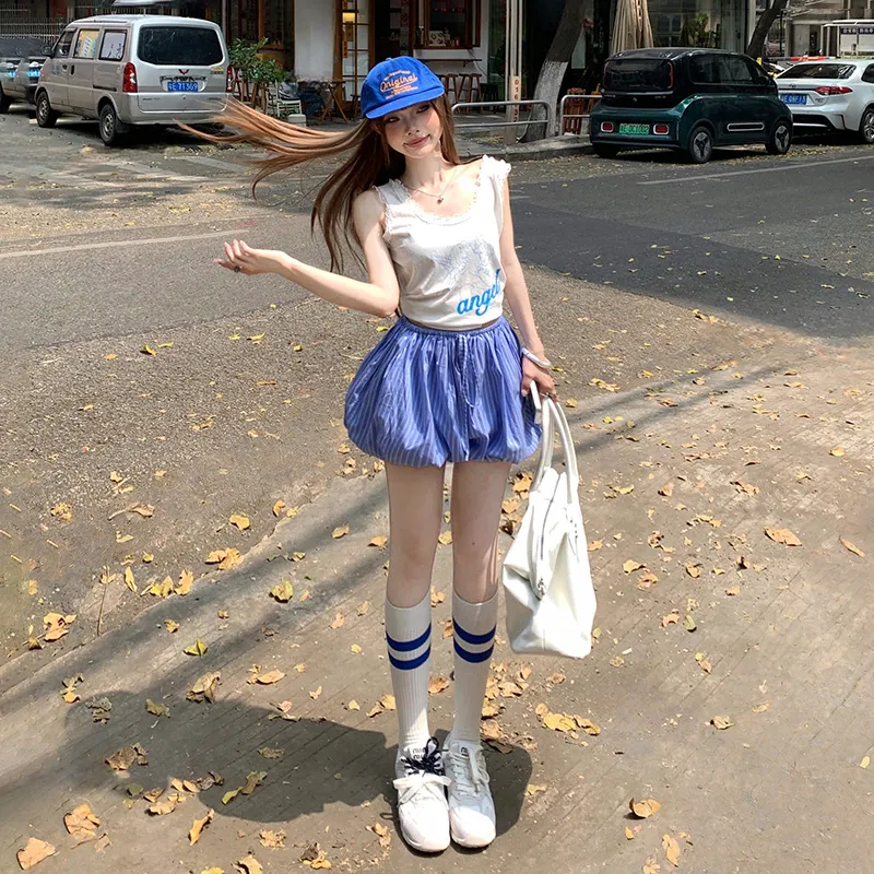 Jenna Chun Casual Short Skirts Women's-11
