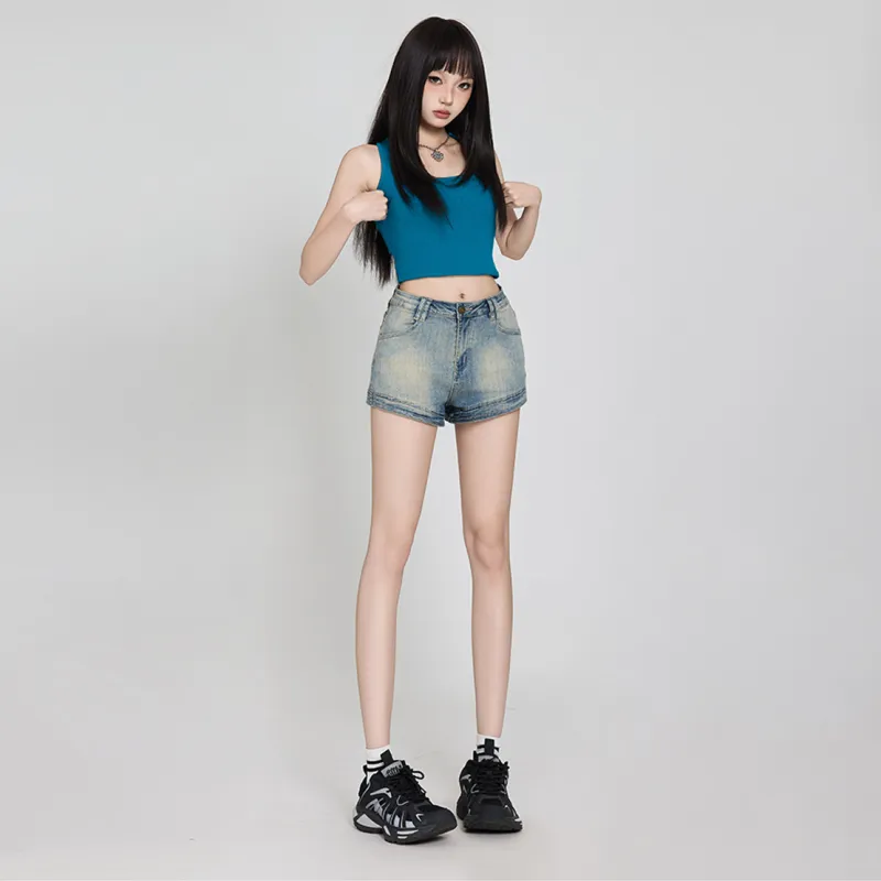 Jenna Chun Denim Shorts Women's-1