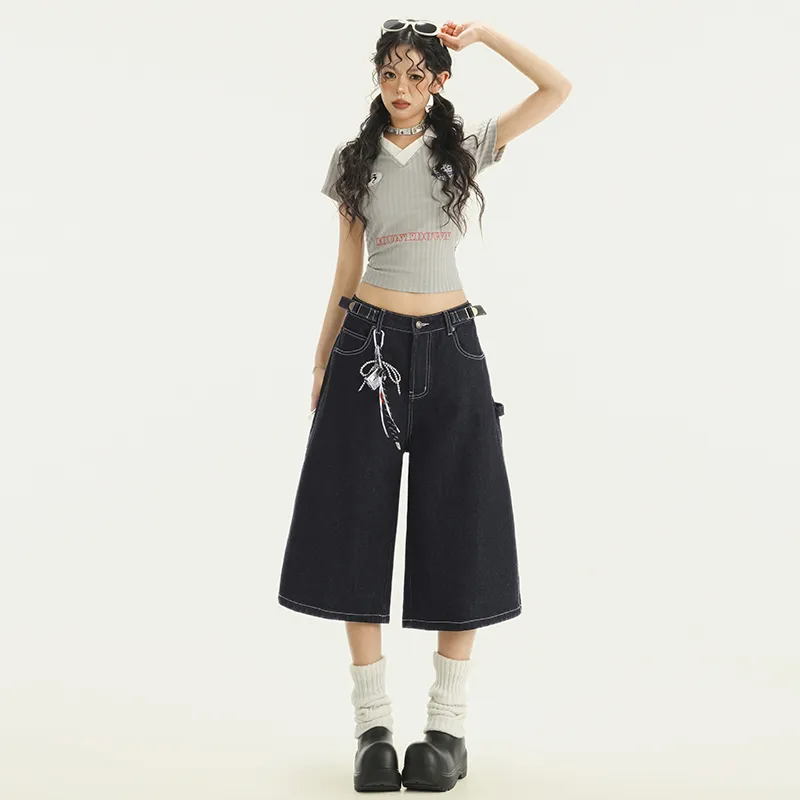 Jenna Chun Denim Shorts Women's-1