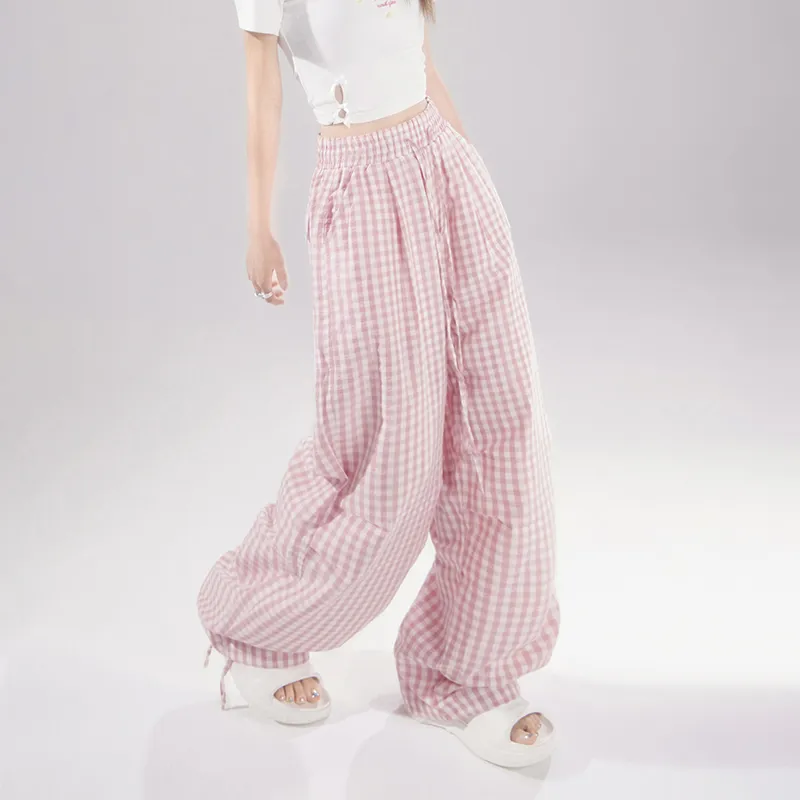 Jenna Chun Casual Pants Women's Pink-5