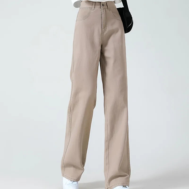 Jenna Chun Jeans Women's Khaki-5