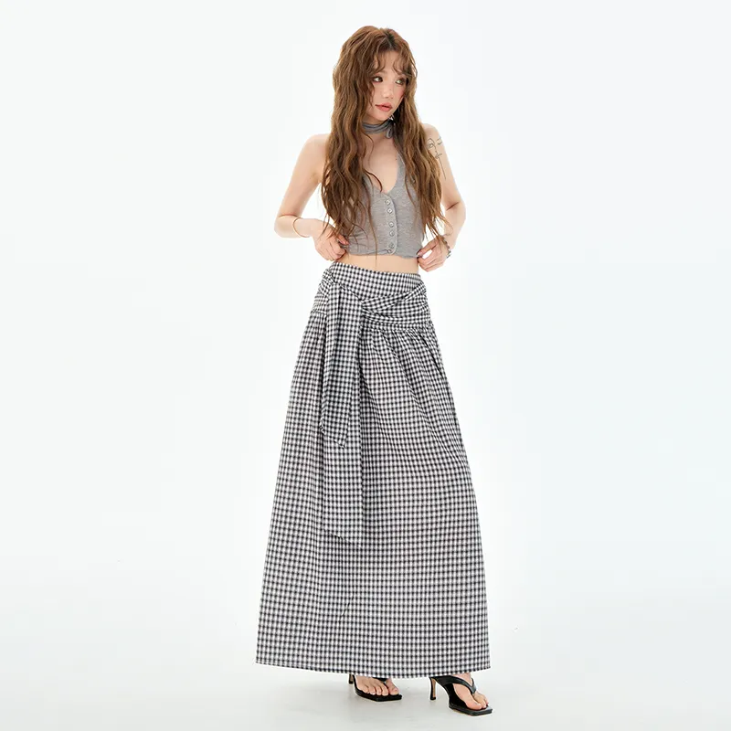 Jenna Chun Casual Long Skirt Women's-7