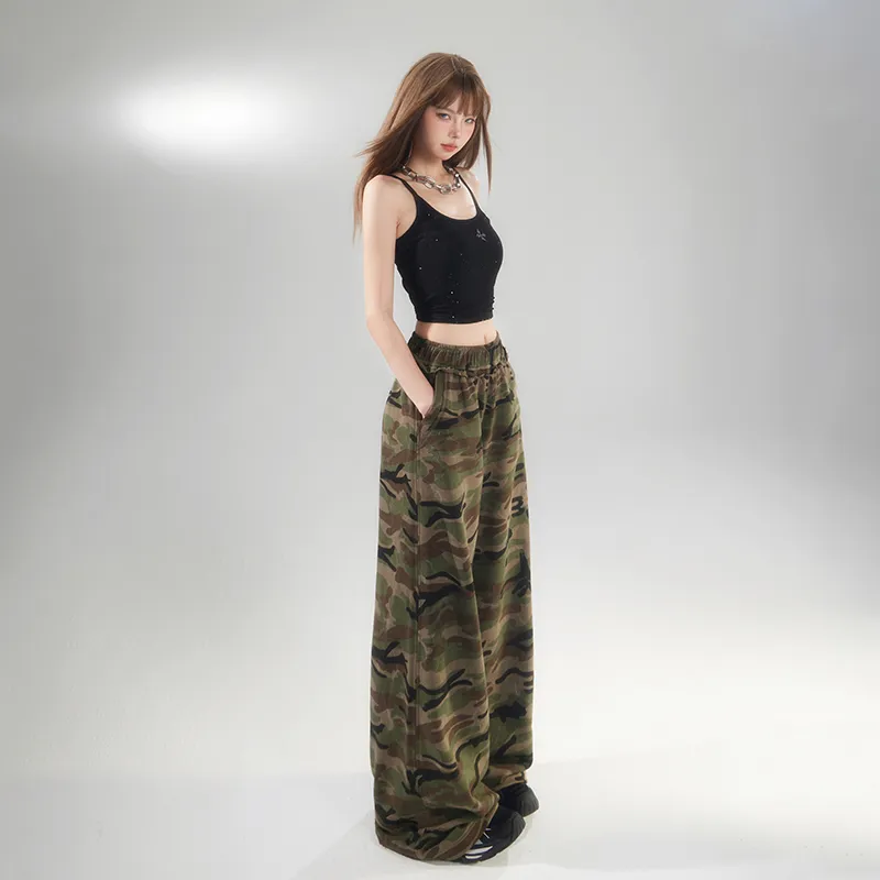 Jenna Chun Casual Pants Women's Camouflage-12