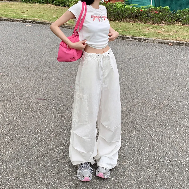 Jenna Chun Casual Pants Women's White-6