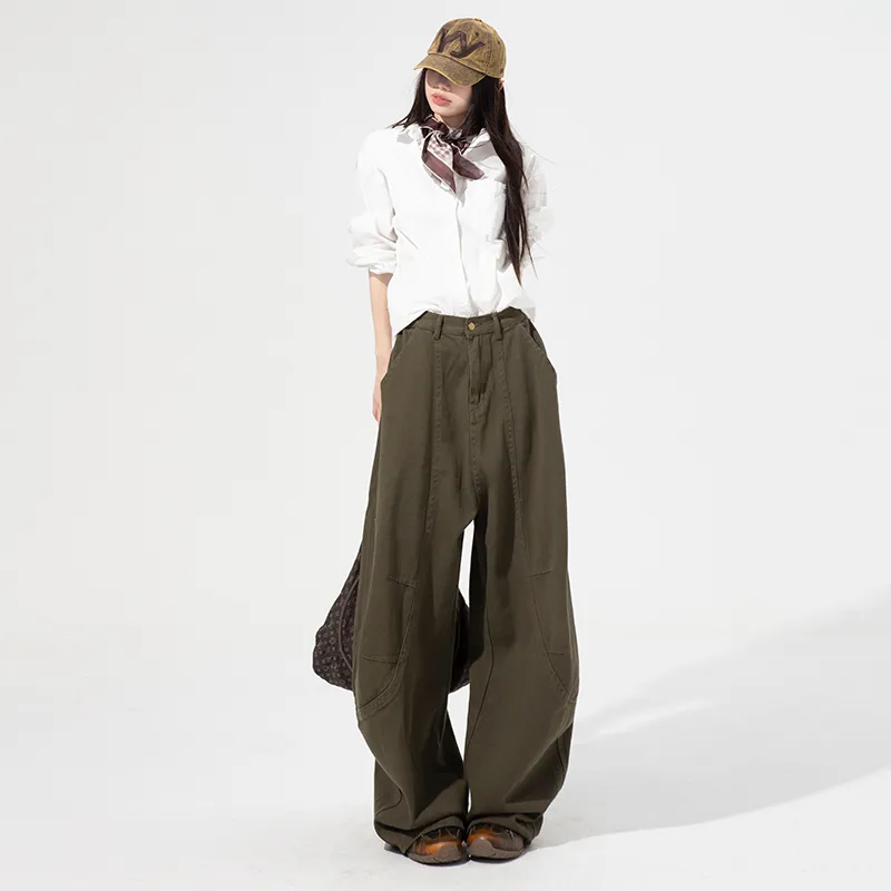 Jenna Chun Jeans Women's Olive Green-2