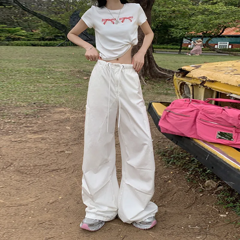Jenna Chun Casual Pants Women's White-8